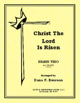 Christ the Lord Is Risen Today Brass Trio cover